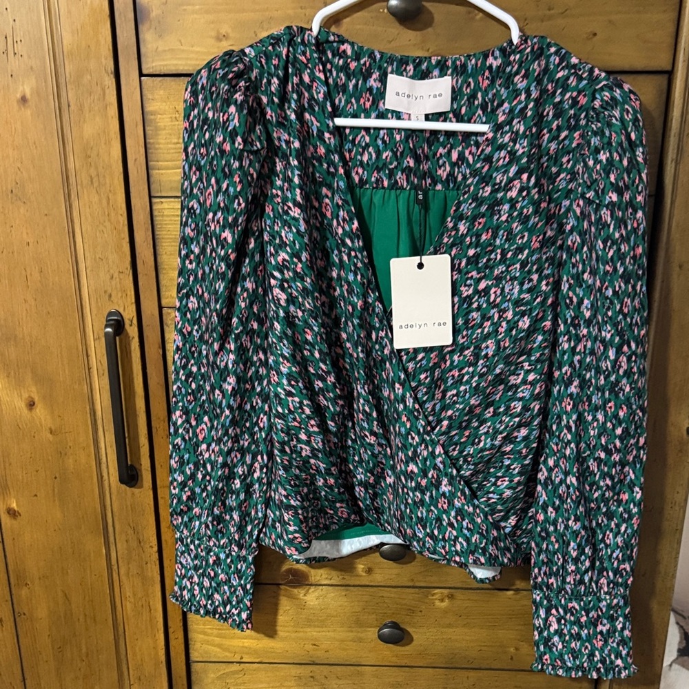 Adelyn Rae Multicolor Patterned Top